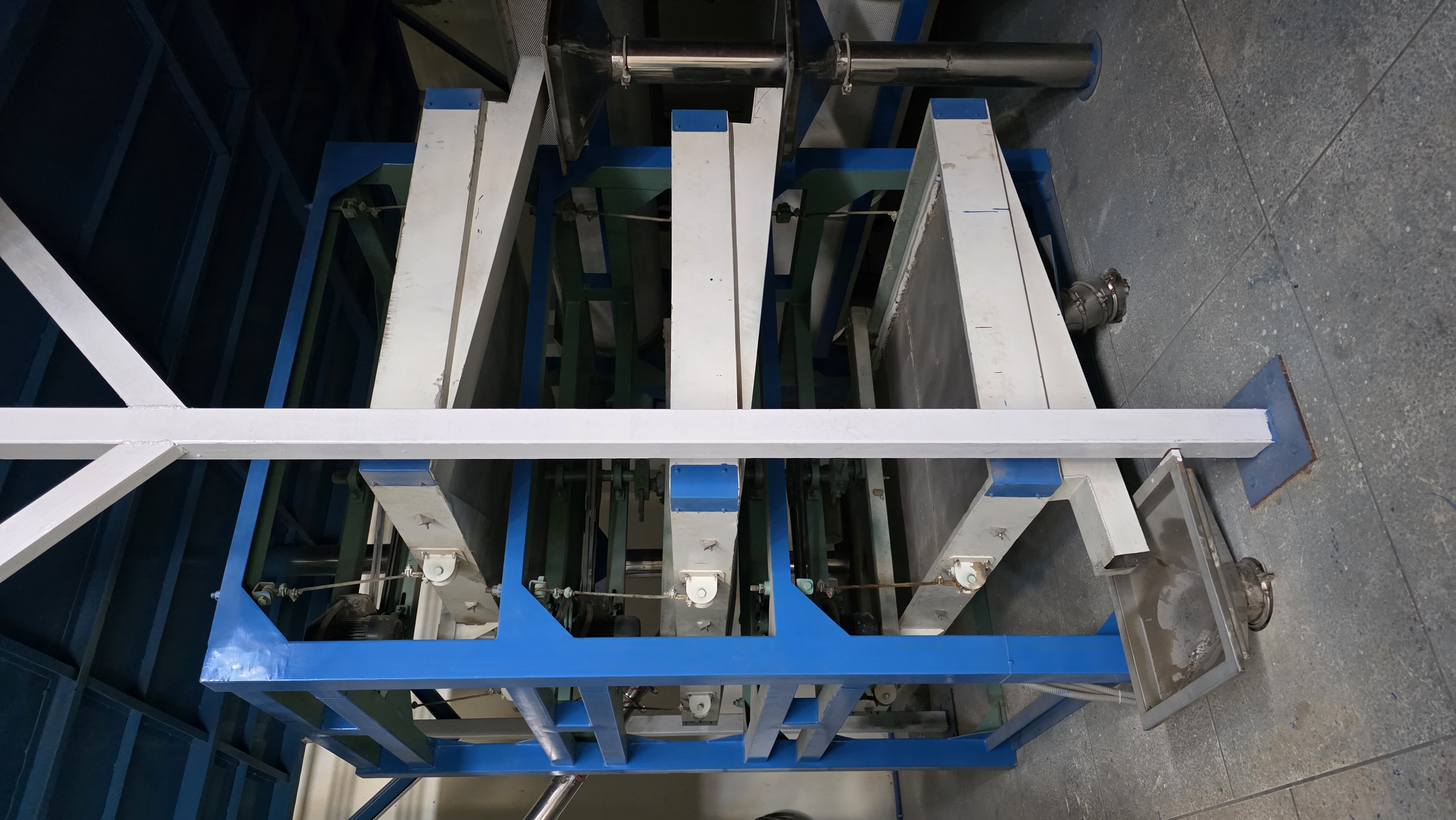 Rice separator machinery supporting Basmati Sella Rice line flow and readiness.