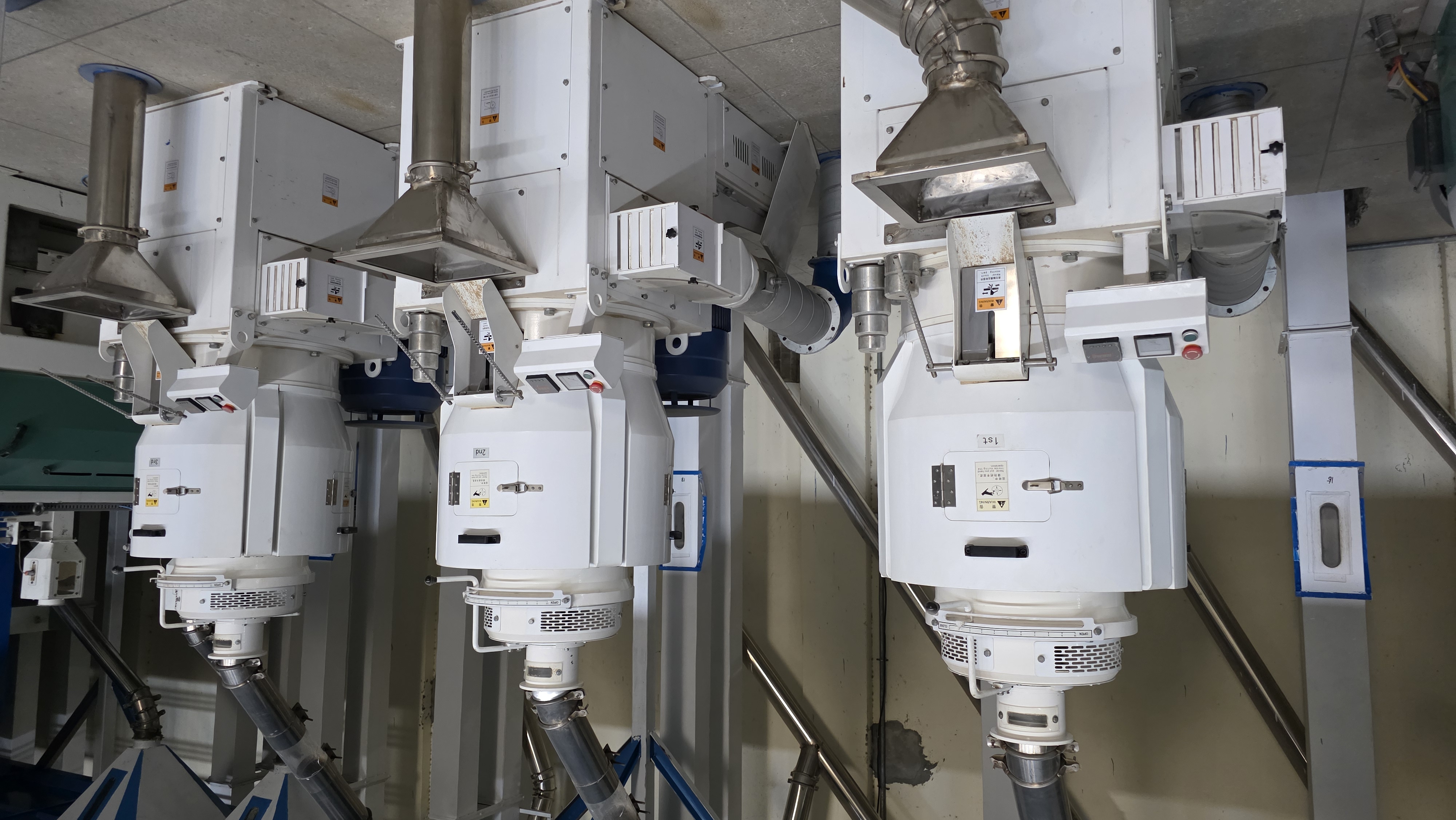 Rice whitening line supporting Basmati Steam Rice preparation and consistency.